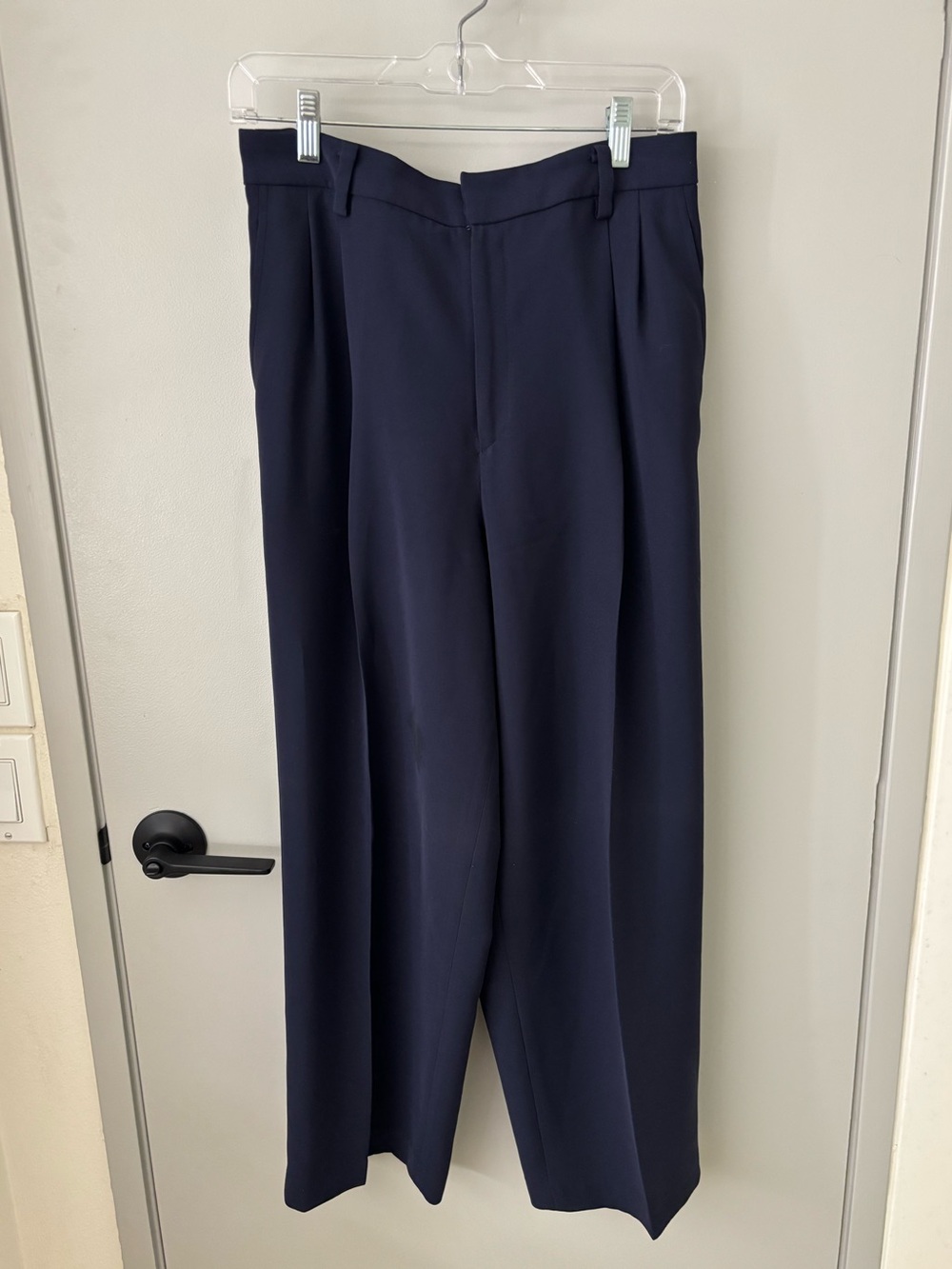 Vintage Linda Allard Ellen Tracy Navy Petite Trousers